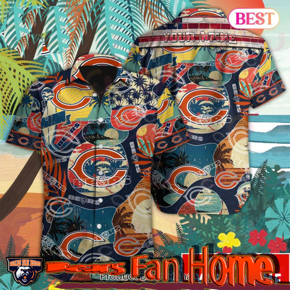 Chicago Bears Tommy Bahama Hawaiian Shirts On Sale