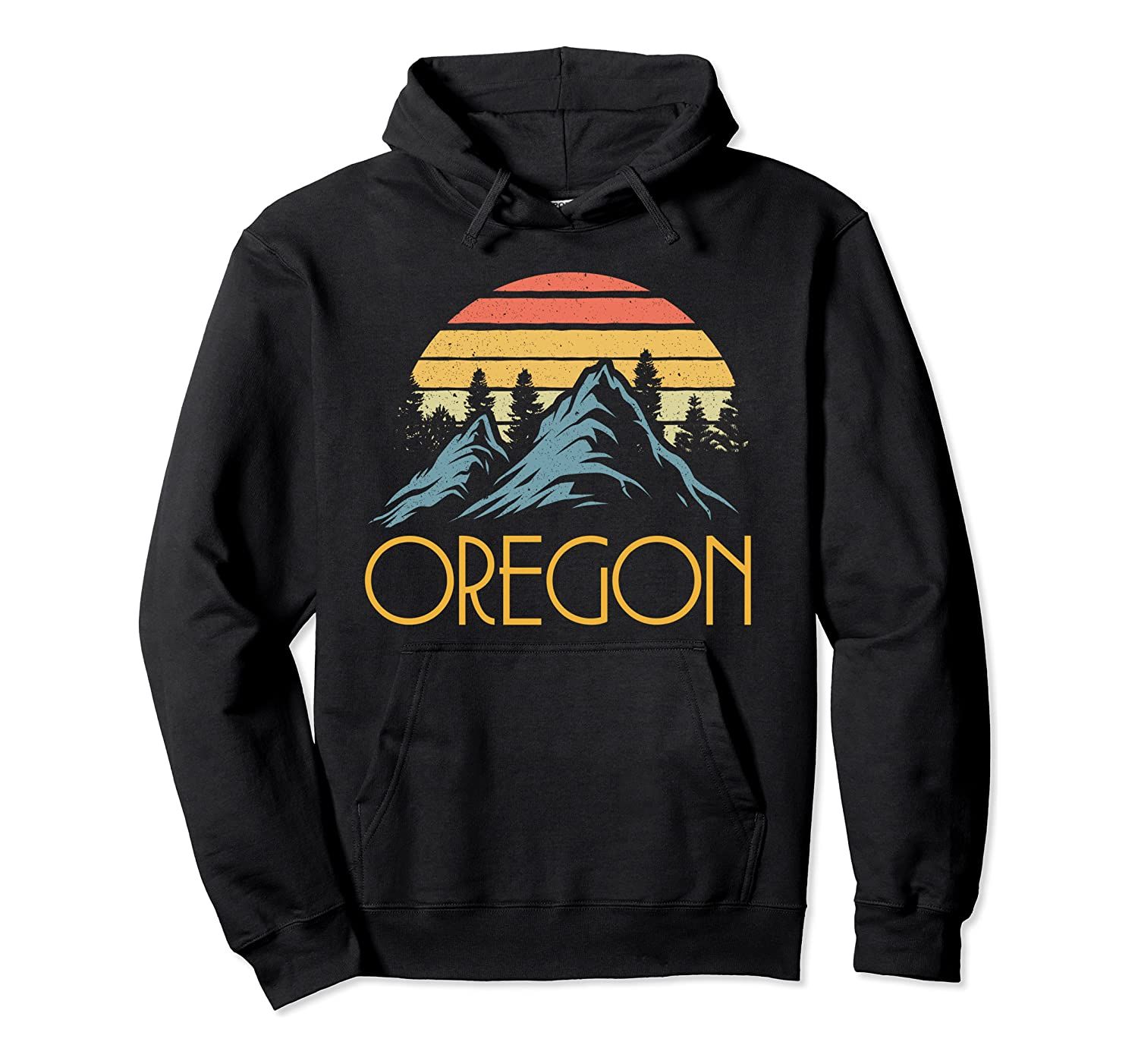 Vintage OR, Oregon Mountains Outdoor Adventure Gift Tees Pullover Hoodie T-Shirt, Sweatshirt, Tank Top