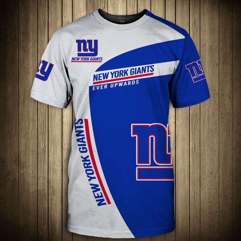 New York Giants T Shirt 3D Stains&Quot;Ever Upwards &Quot;Short Sleeve