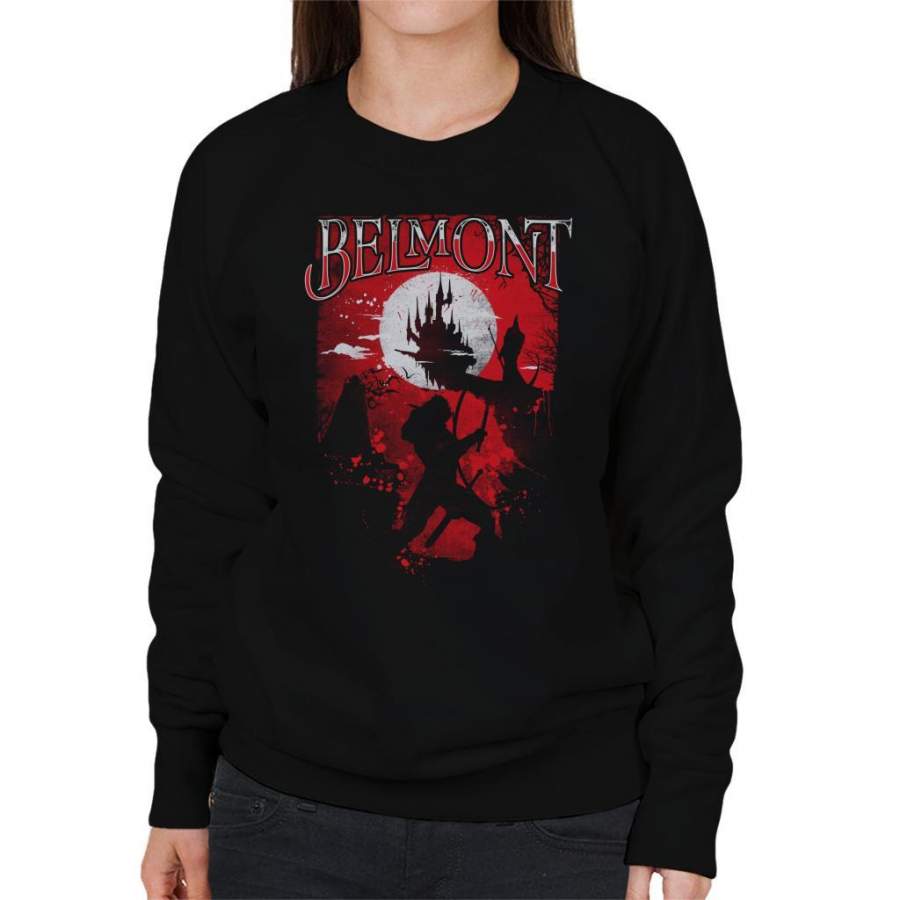 Vampire Hunter Belmont Castlevania Women’s Sweatshirt