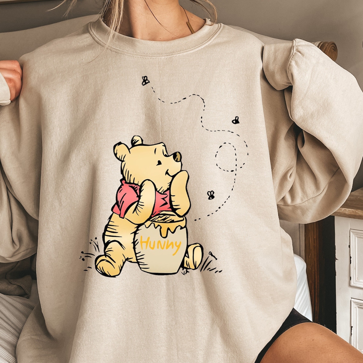 Winnie The Pooh disneyland aesthetic outfit T Shirt  For Men  For Women