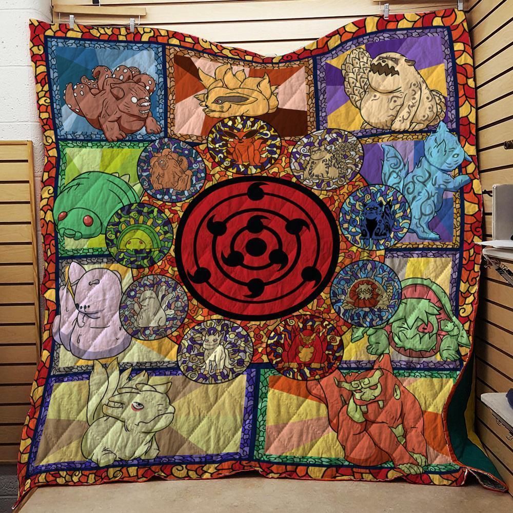 Naruto Young Tailed Beasts 3D Quilt Blanket HGM3