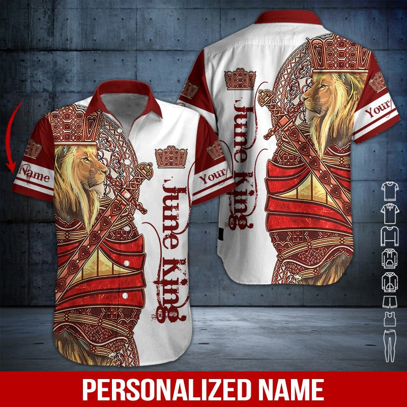 June Guy Custom Name Hawaii Shirt For Men Women Adult Ha47990