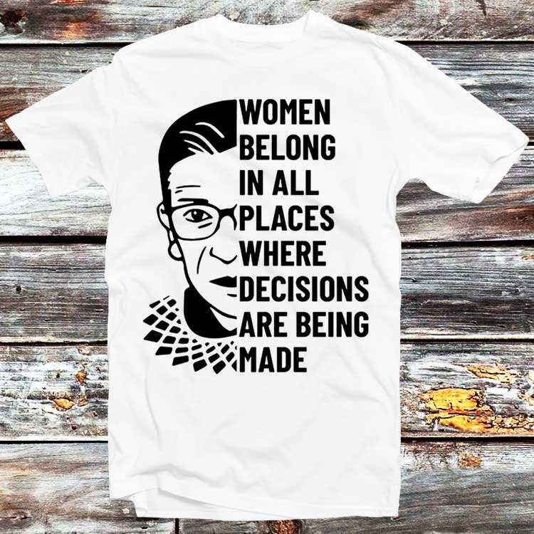 Ruth Bader Ginsburg T Shirt Notorious RBG Feminist LGBT Pride I Dissent Unisex Men Women Birthday Gift Tee Fashion Trending Style Shirt B32