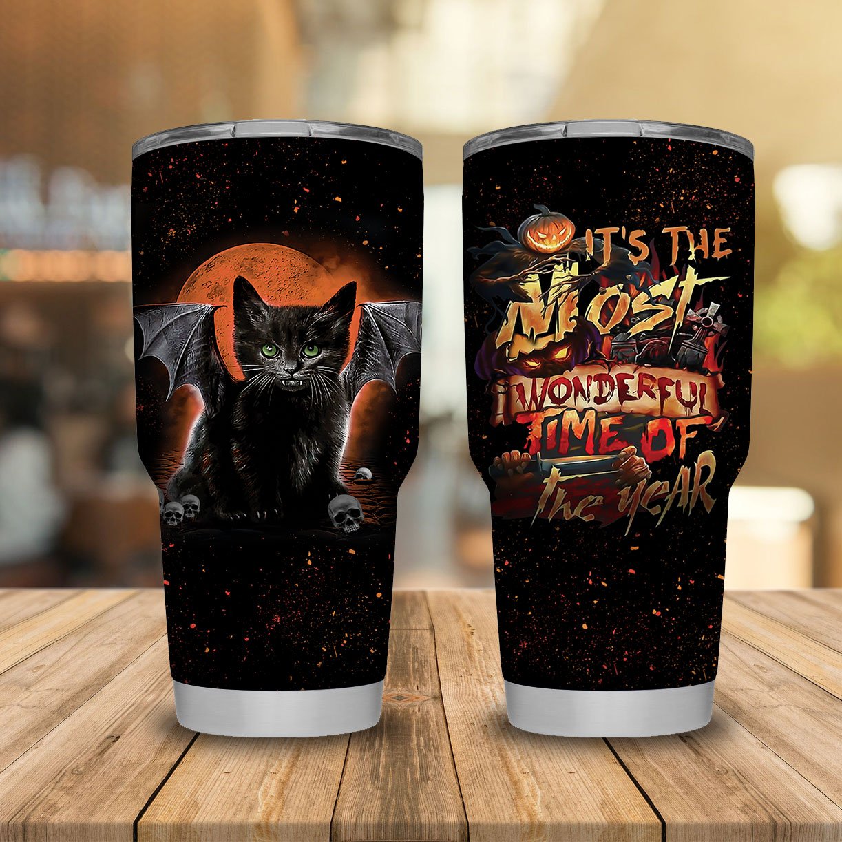 It’S The Most Wonderful Time Of The Year- Halloween Stainless Steel Tumbler Cup