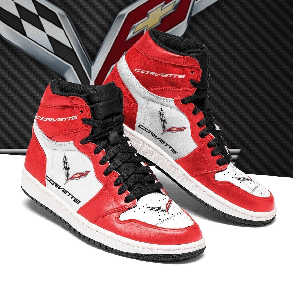 Chevrolet Corvette NCT JD High-top Shoes ver 2 (Red)