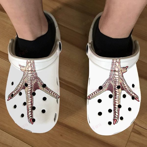 Farm Chicken Feet Adults Kids Crocs Crocband Clog Shoes For Men Women Ht