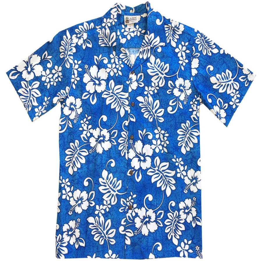 Tropic Flavor Blue Hawaii Shirt Ha84404