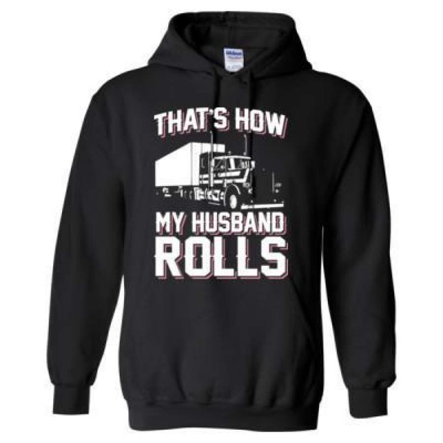 AGR That Is How My Husband Rolls – Heavy Blend™ Hooded Sweatshirt