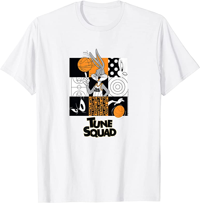 A New Legacy Bugs Bunny Tune Squad Grid T-Shirt