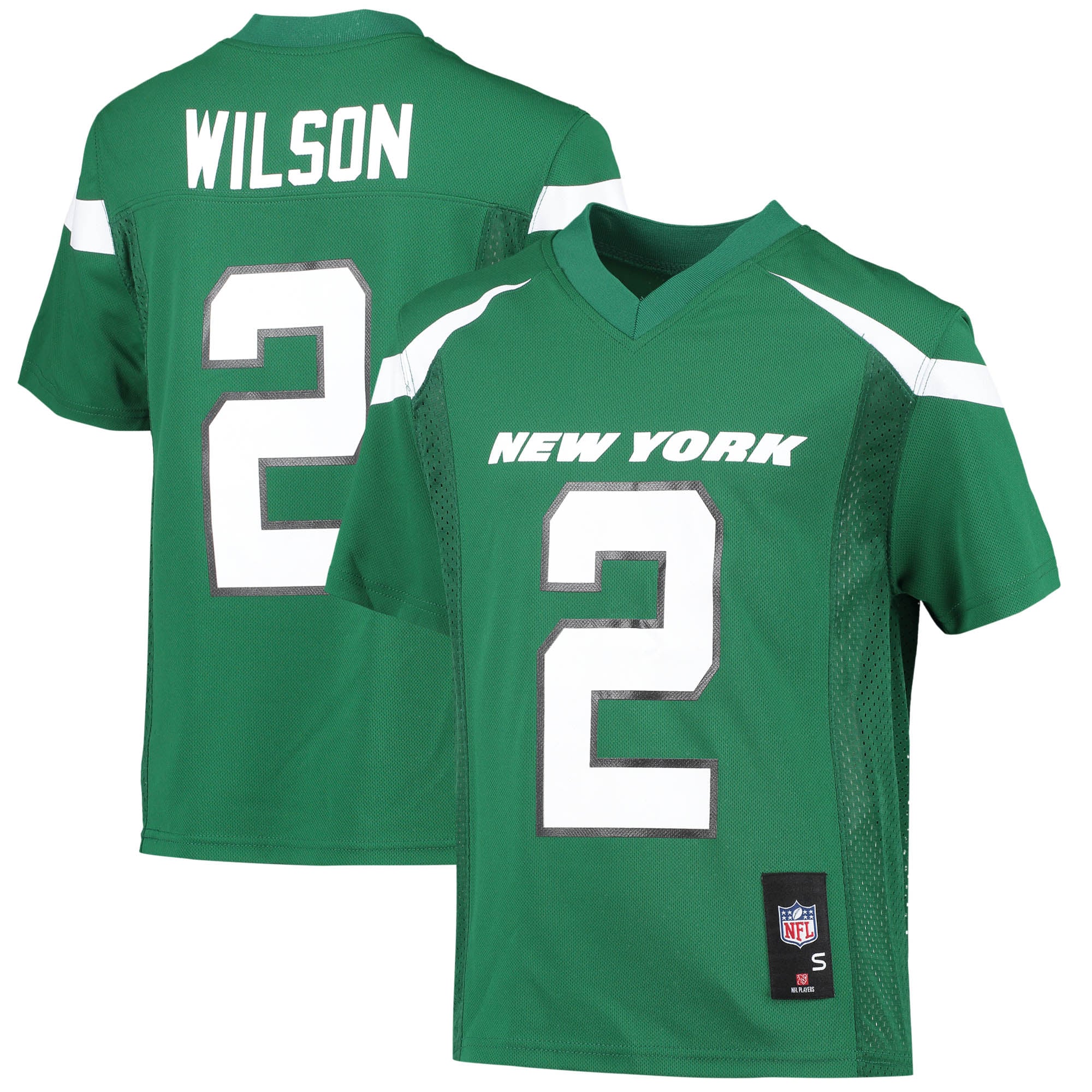 Zach Wilson New York Jets Youth Replica Player Jersey – Green