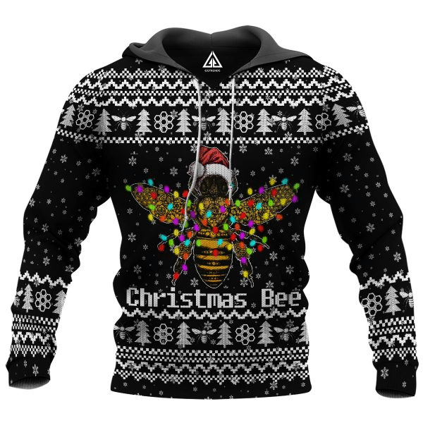 A Christmas Bee Ugly Sweater 3D All Over Printed Shirts for Men and Women TN071215