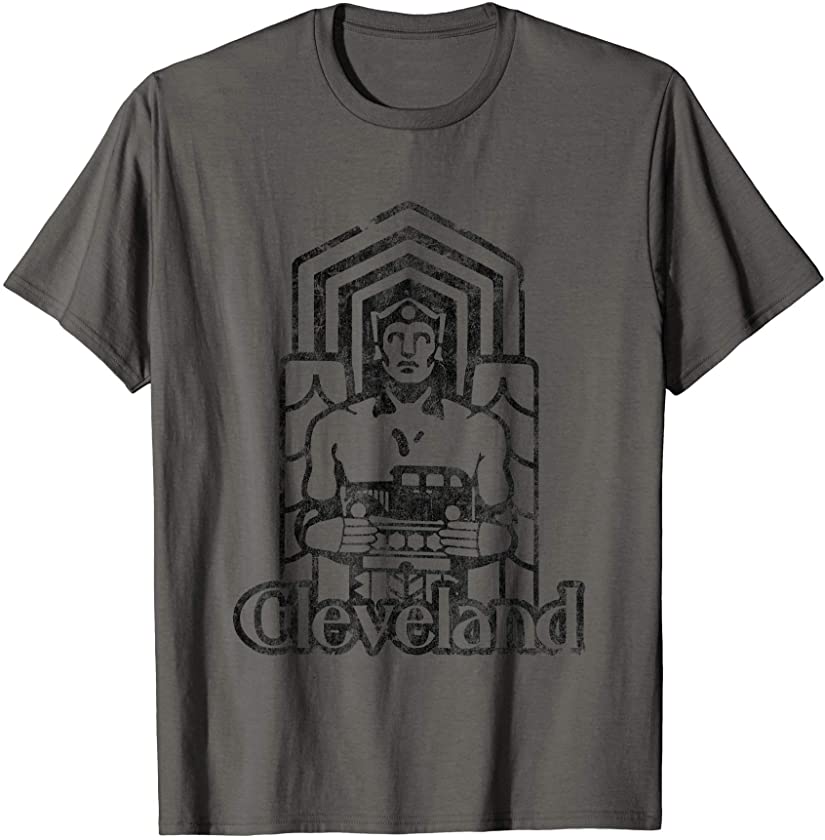 Vintage Guardian of Traffic Bridge Cleveland T-Shirt