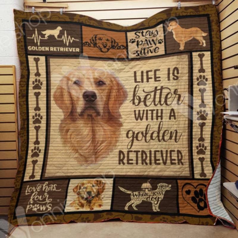 Golden Retriever Dog Blanket AU2303 95O34