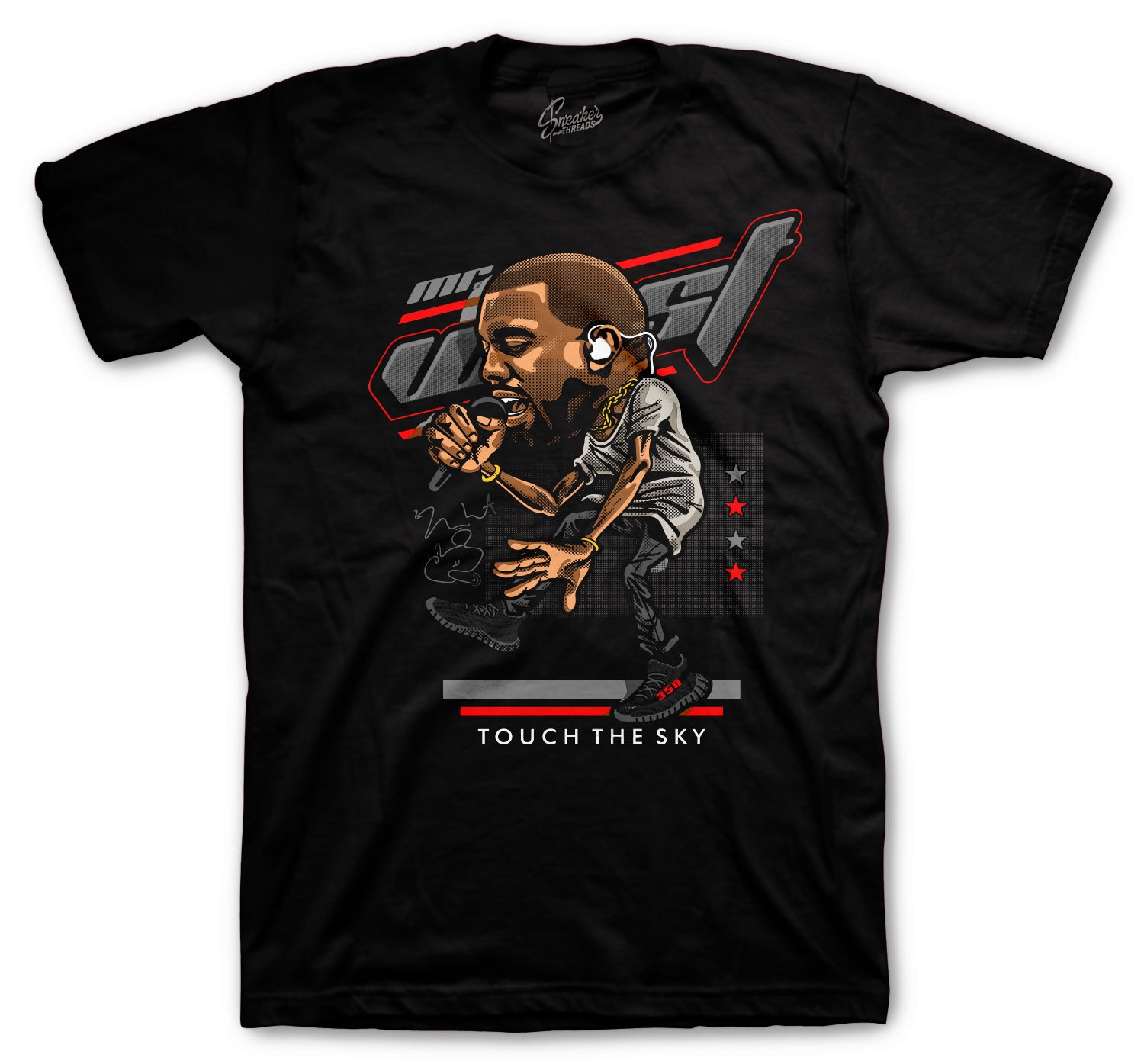 Yeezy 350 Bred Touch The Sky Shirt