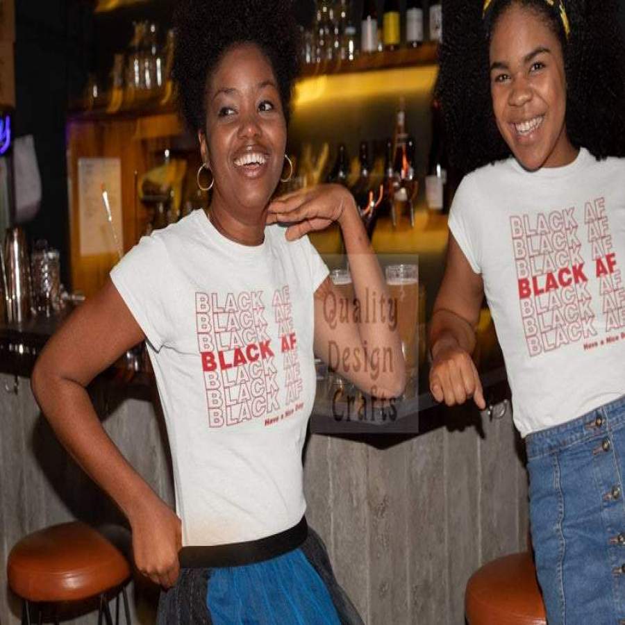 Black AF T-Shirts Black Pride for Men and Women Unisex Fashion Clothing Kings and Queens Black Excellence Birthday Gift Ideas