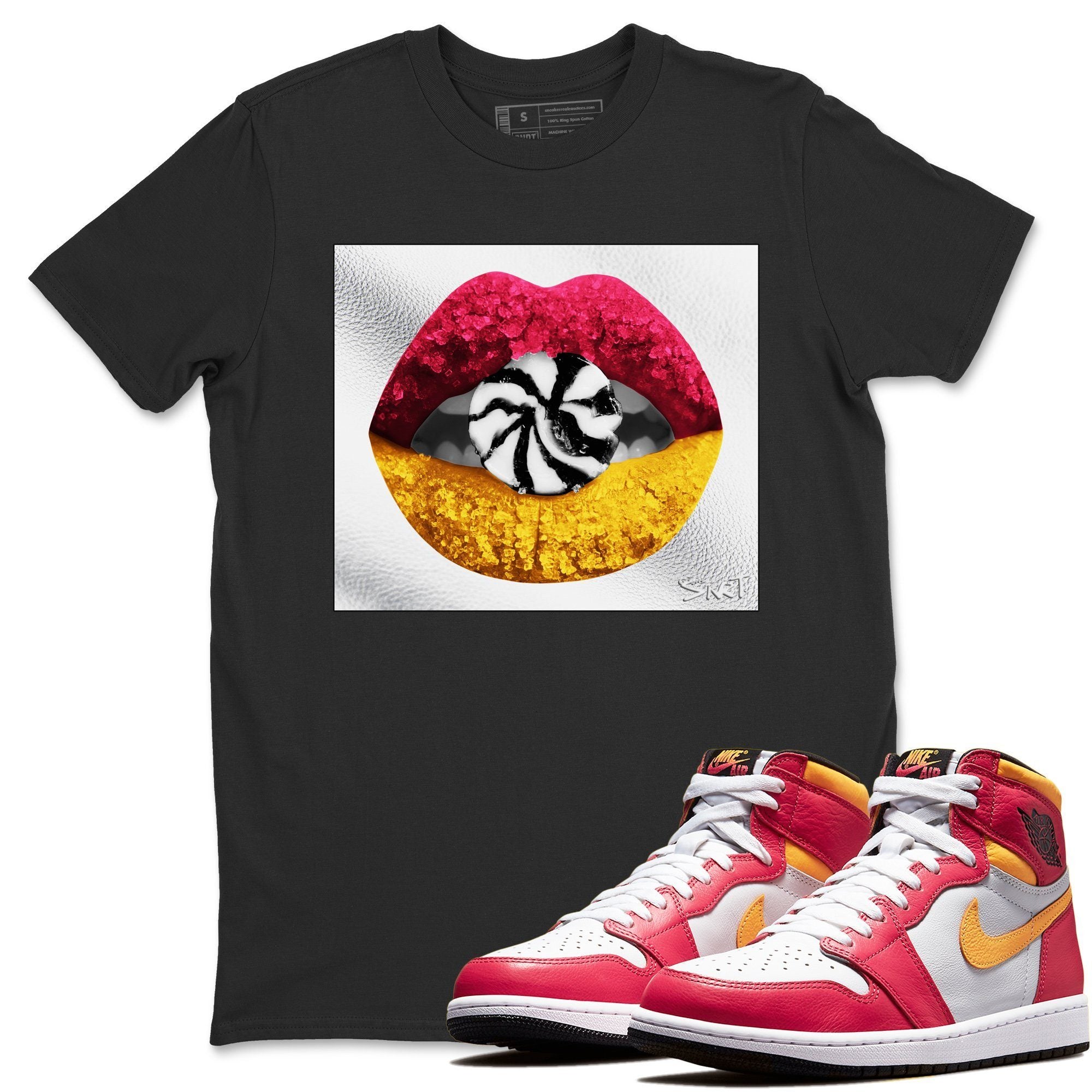 Lips Candy T-Shirt – Air Jordan 1 Light Fusion Red