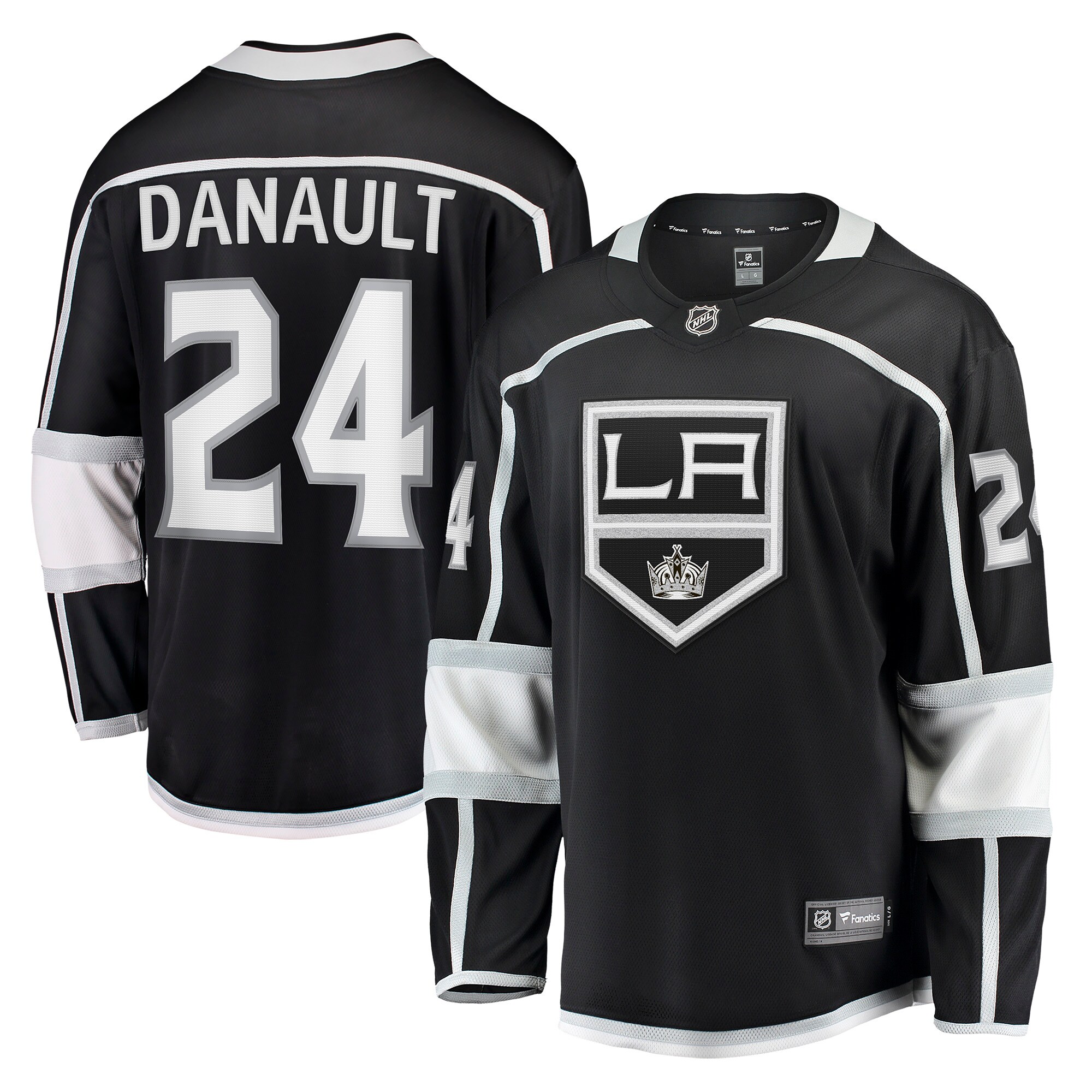 Phillip Danault Los Angeles Kings Branded Home Breakaway Player Jersey – Black