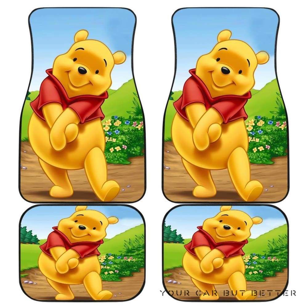 Pooh Car Floor Mats 5 Personalized Car Seat Floor Mat Custom Print