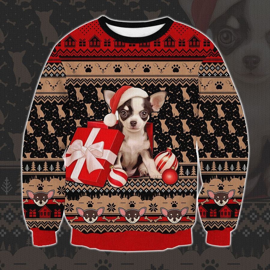 Chihuahua Christmas Ugly Sweater | Unisex | Full Size | Adult | Colorful | US1890