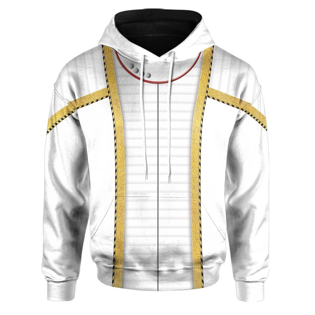 3D Star Trek Jean Luc Picard Uniform Custom Hoodie