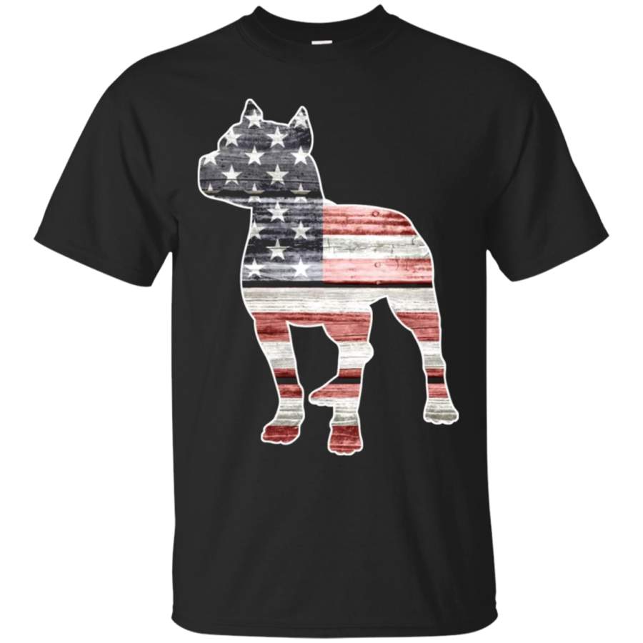 AGR Patriotic Pitbull dog Tshirt