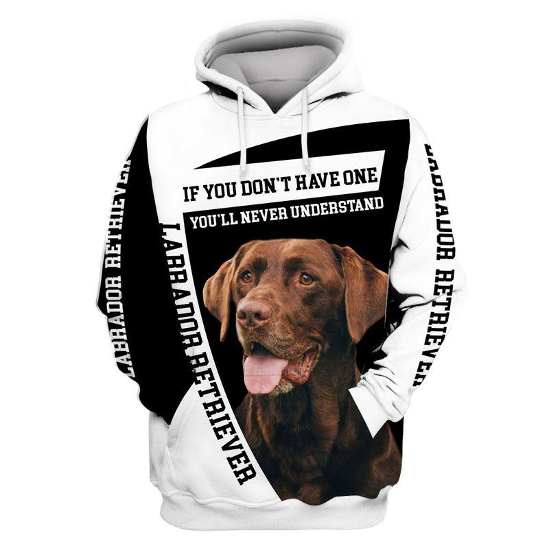 Gifts For Dad 3D Print Labrador Retriver  Adult Unisex