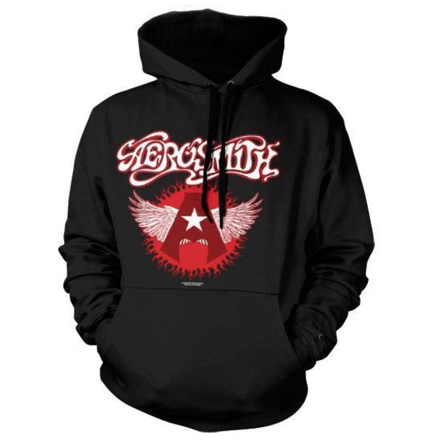 Aerosmith Flying A Logo Hoodie