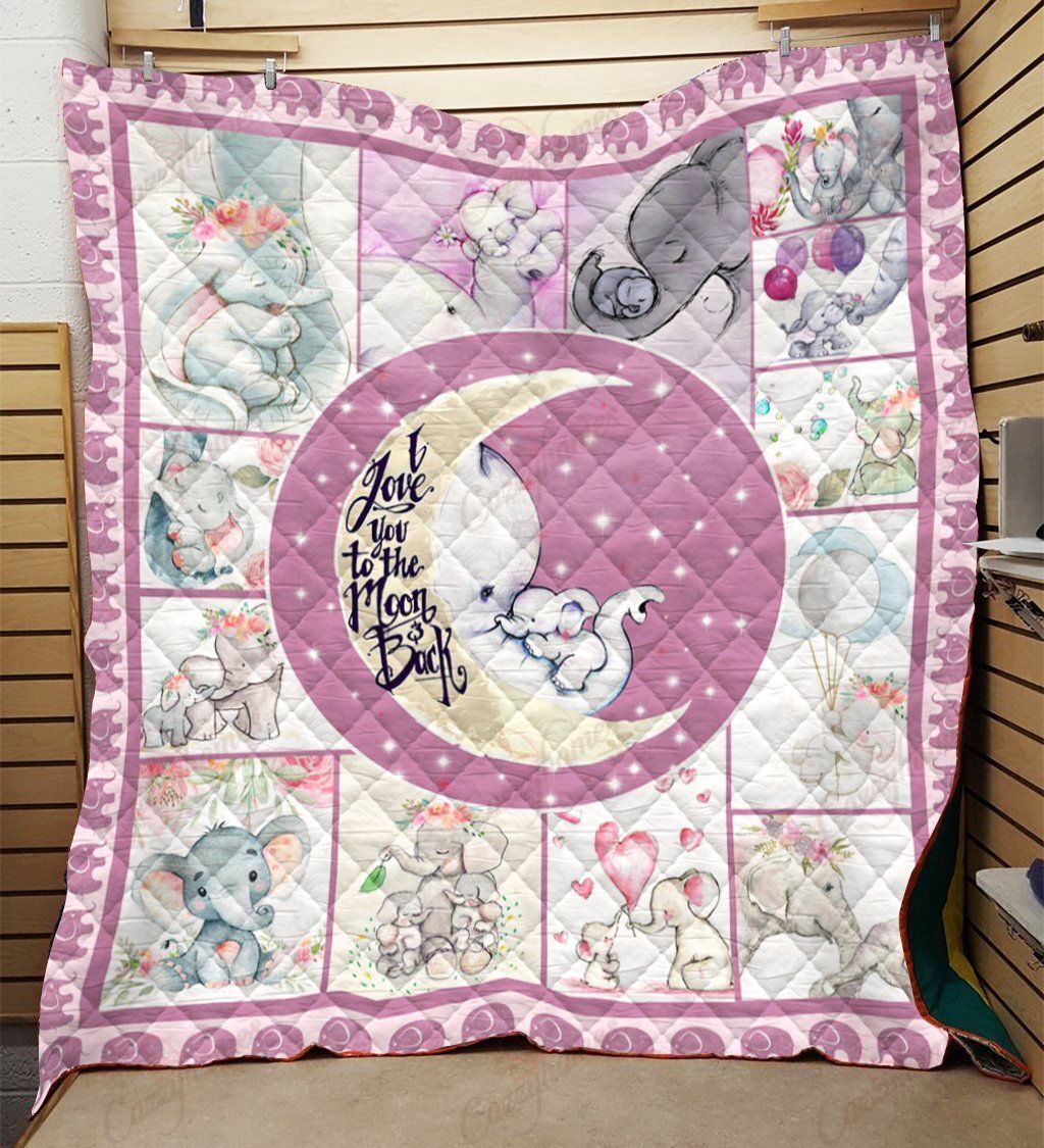 Elephants XL2903098CL Quilt Blanket