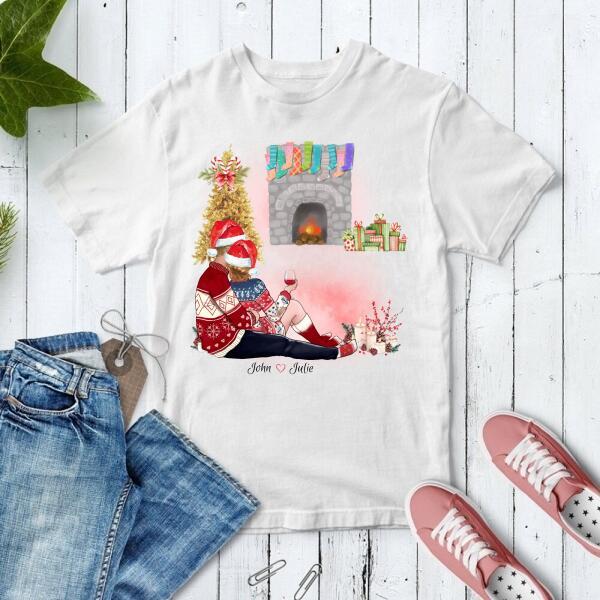 Personalized Couple T-Shirt – Matching T Shirts For Couples – Cool Christmas Gifts