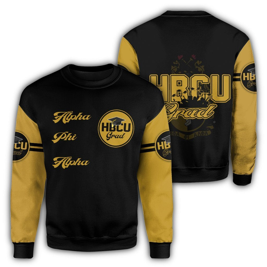 Greek Life Sweatshirt – Alpha Phi Alpha Hbcu Grad Sweatshirt J09