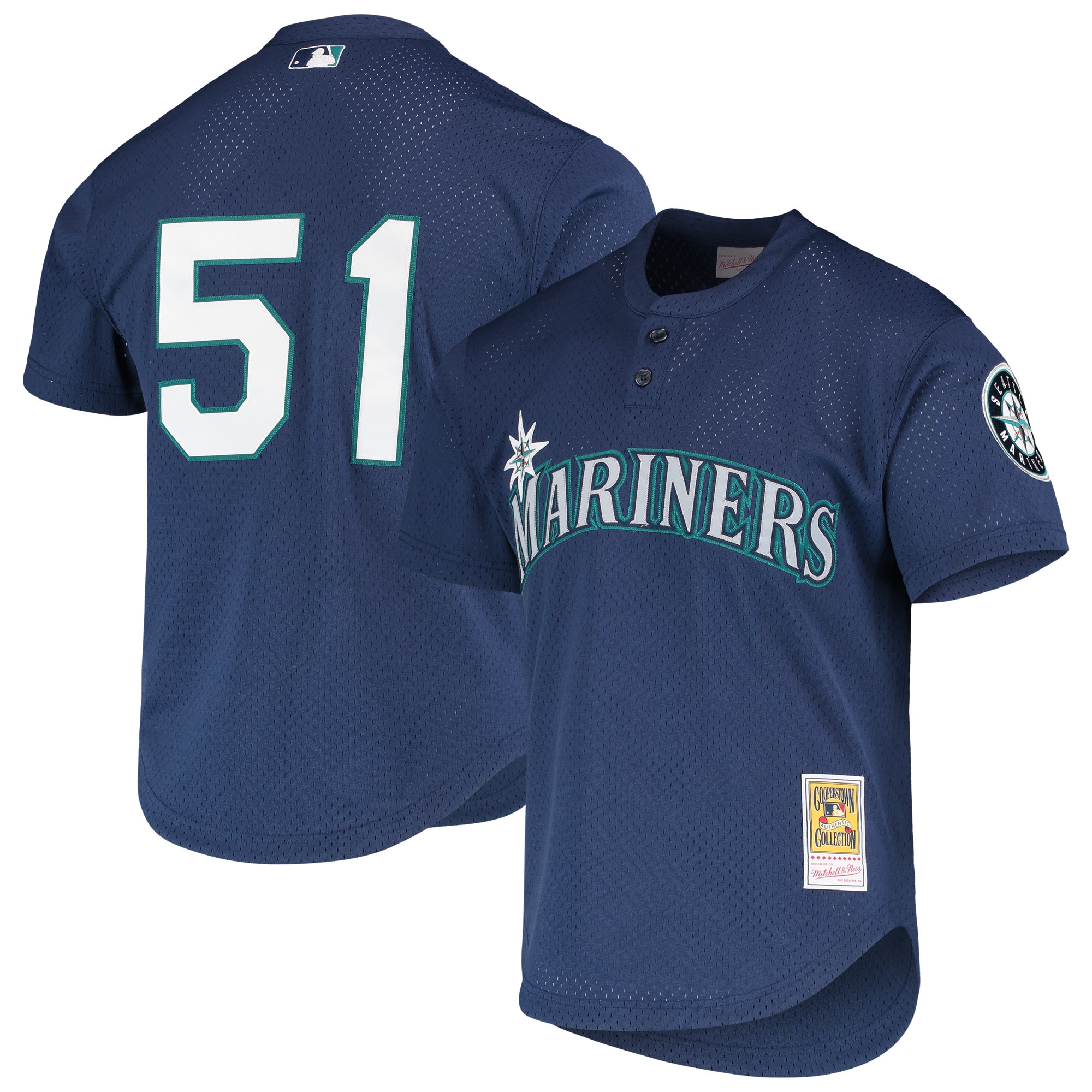 Ichiro Suzuki Seattle Mariners Mitchell & Ness Cooperstown Collection Mesh Batting Practice Jersey – Royal