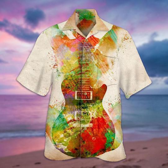 Guitar Girl Hawaii Shirt Unisex Adult Ha14791