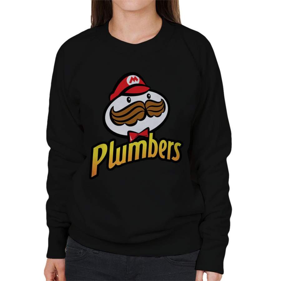 Super Mario Pringles Mario Women’s Sweatshirt