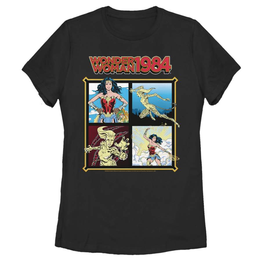 Wonder Woman 1984 Women’s Comic Panels  T-Shirt