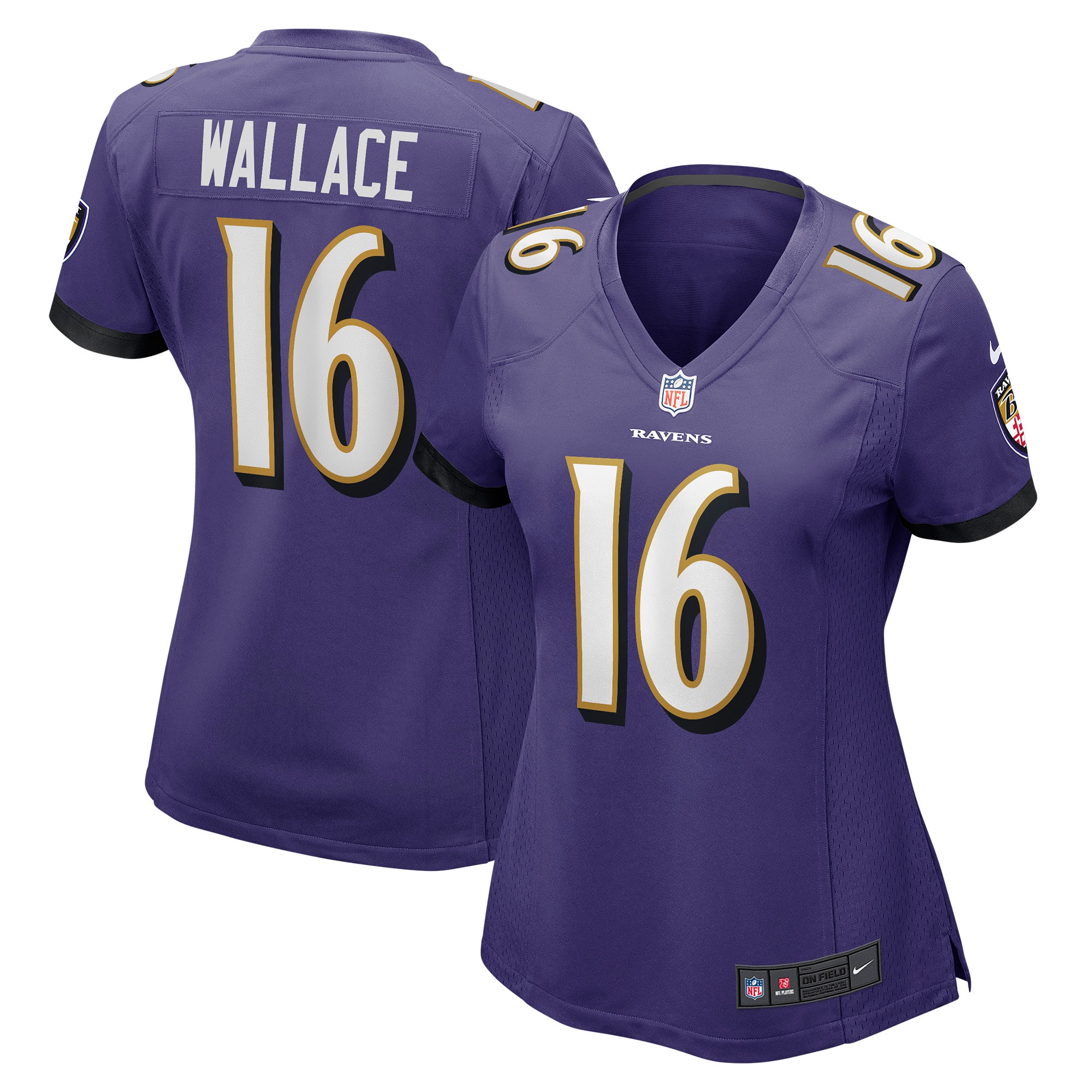 Tylan Wallace Baltimore Ravens Women's Game Jersey – Purple