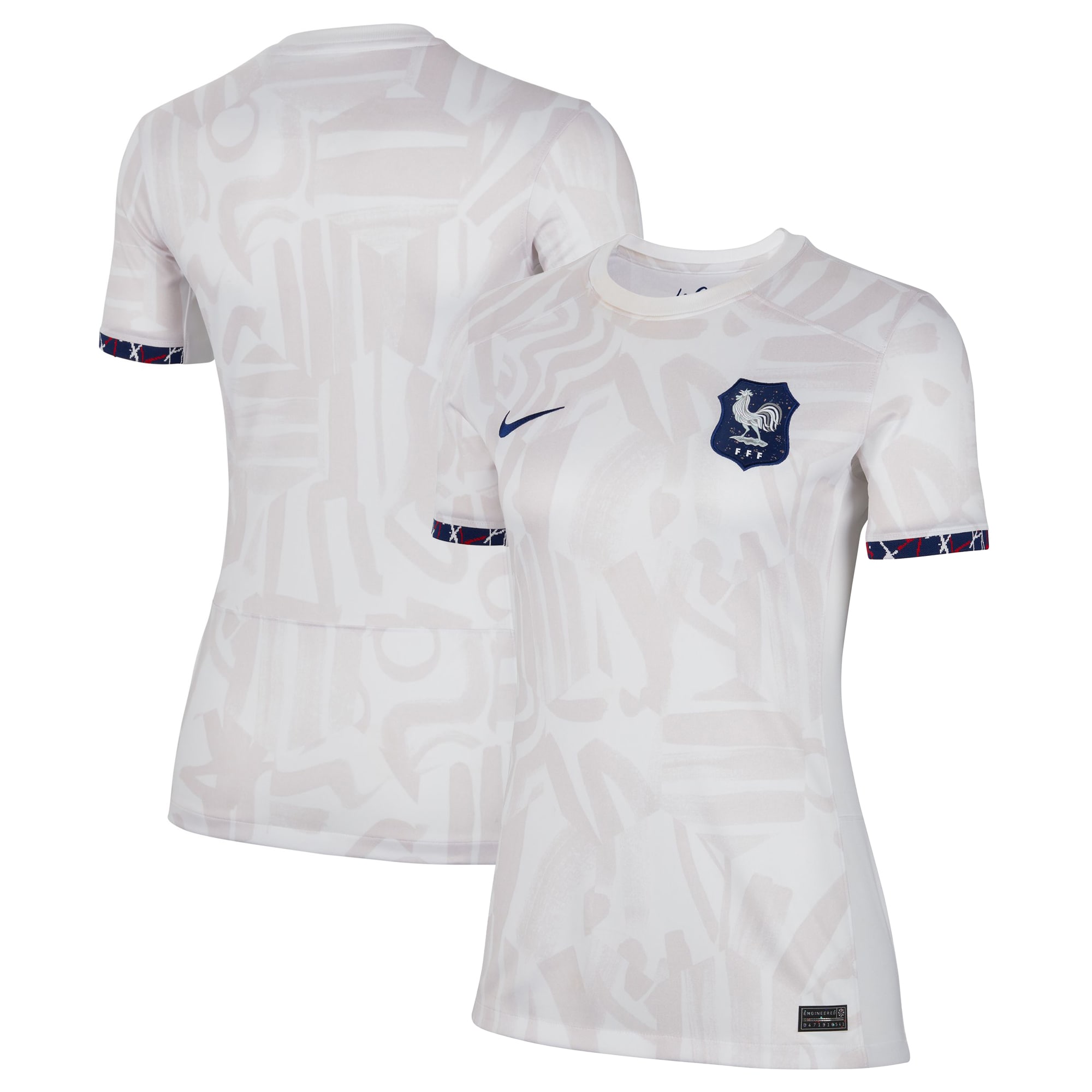 France Women's National Team Women's 2023 Away Stadium Replica Jersey – White