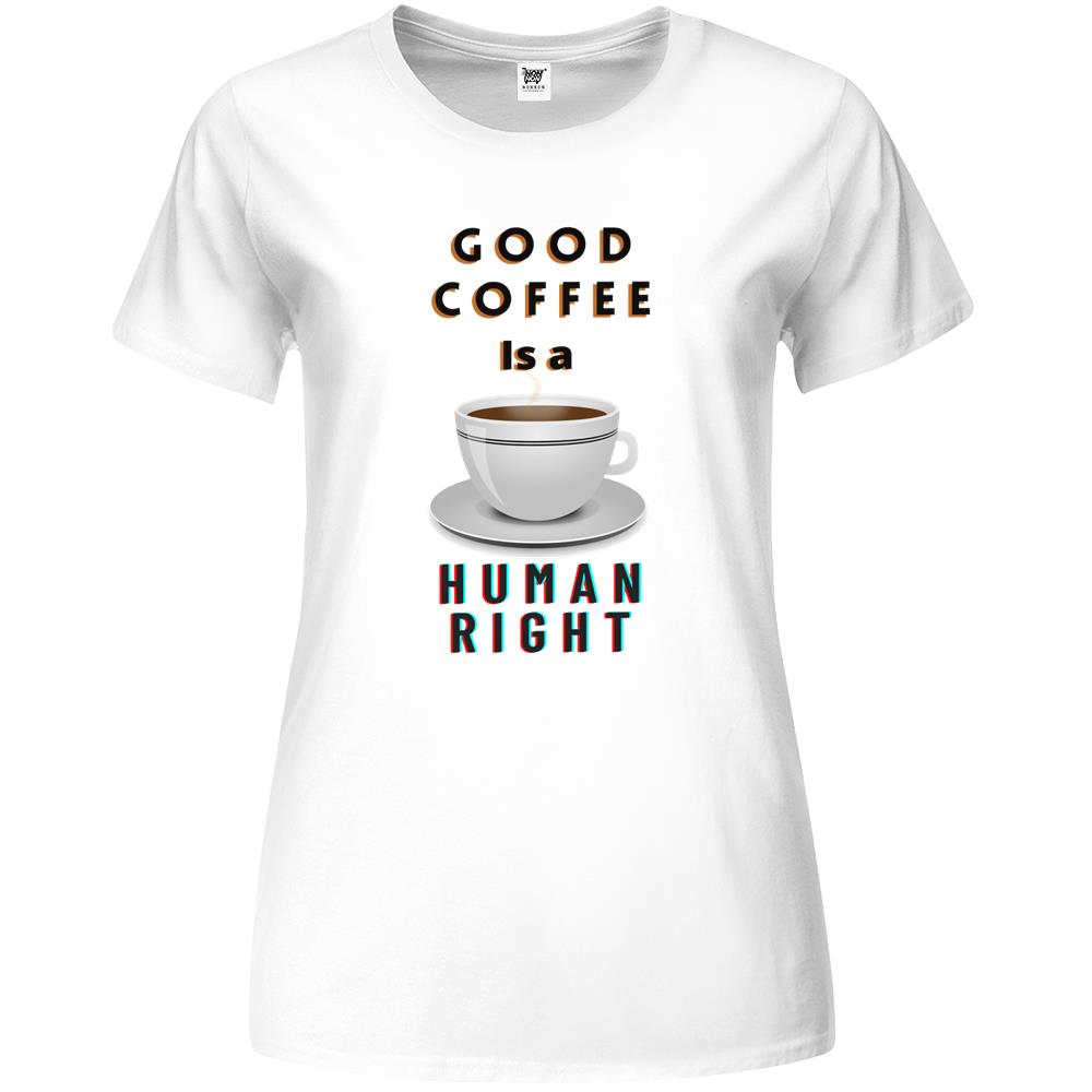 Good Iced Coffee Is A Human Right Essential (15) Premium Womens T Shirts