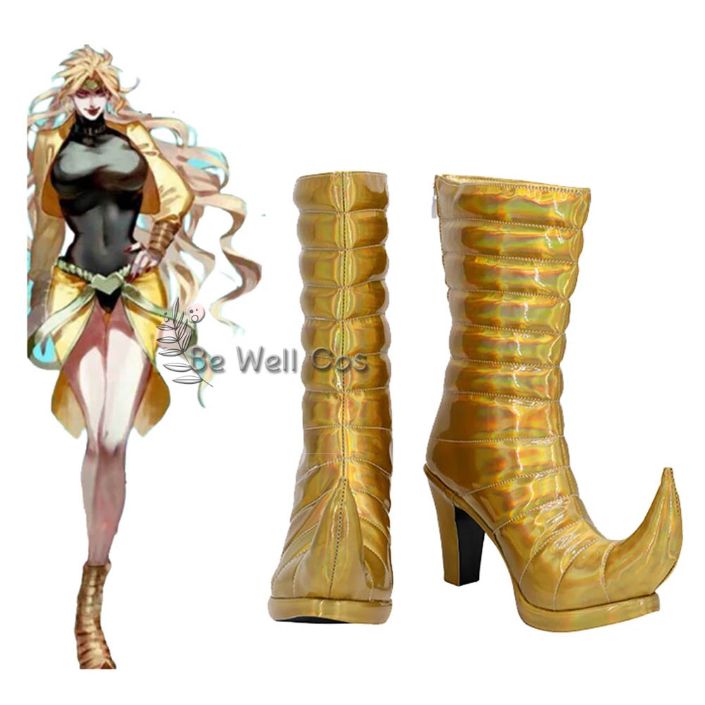 Anime JOJO JoJo‘s Bizarre Adventure Dio Brando Cosplay Shoes Boots Halloween Costumes Prop For Women Men Halloween Custom Made alx