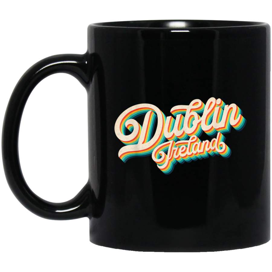 70s Vintage Retro Dublin Ireland Throwback Gift Mug