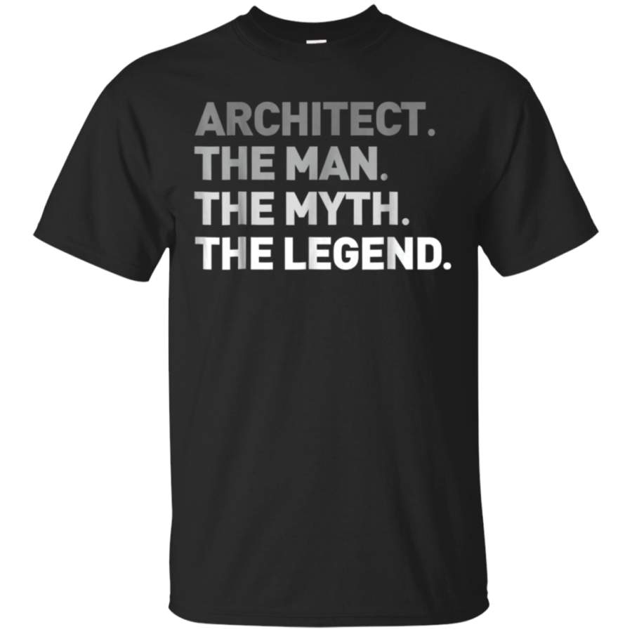 AGR Architect The Myth Legend T-Shirt Cool Architecture Gift Tee