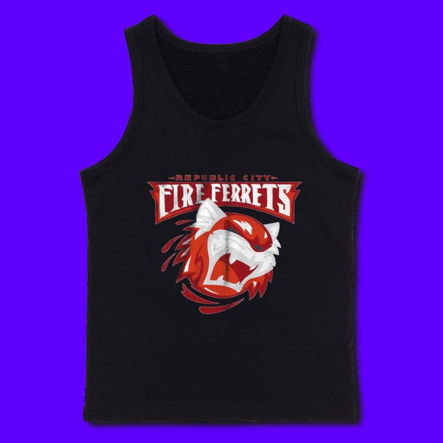 Republic City Fire Ferrets Men ‘S Tank Top T-Shirt