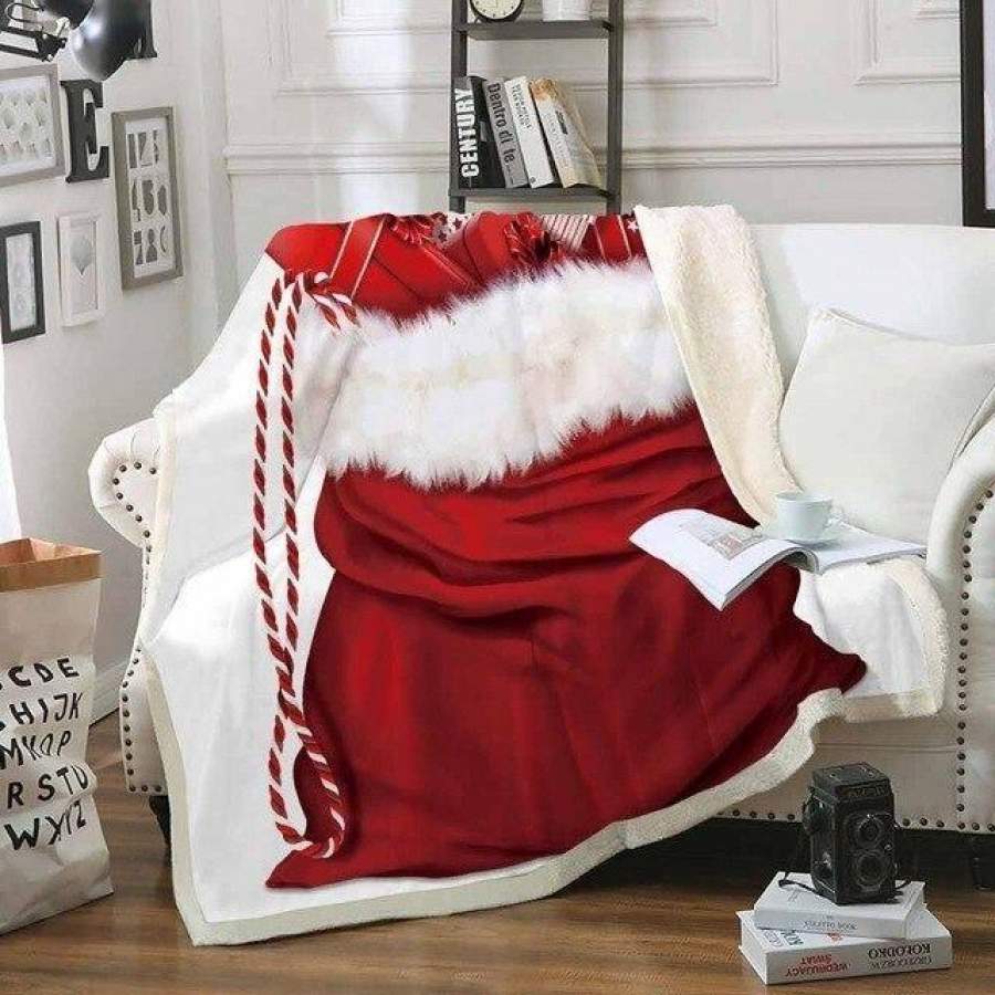 X-Mas Santa Big Sack Blanket Christmas Decoration Ideas Christmas Gift Ideas