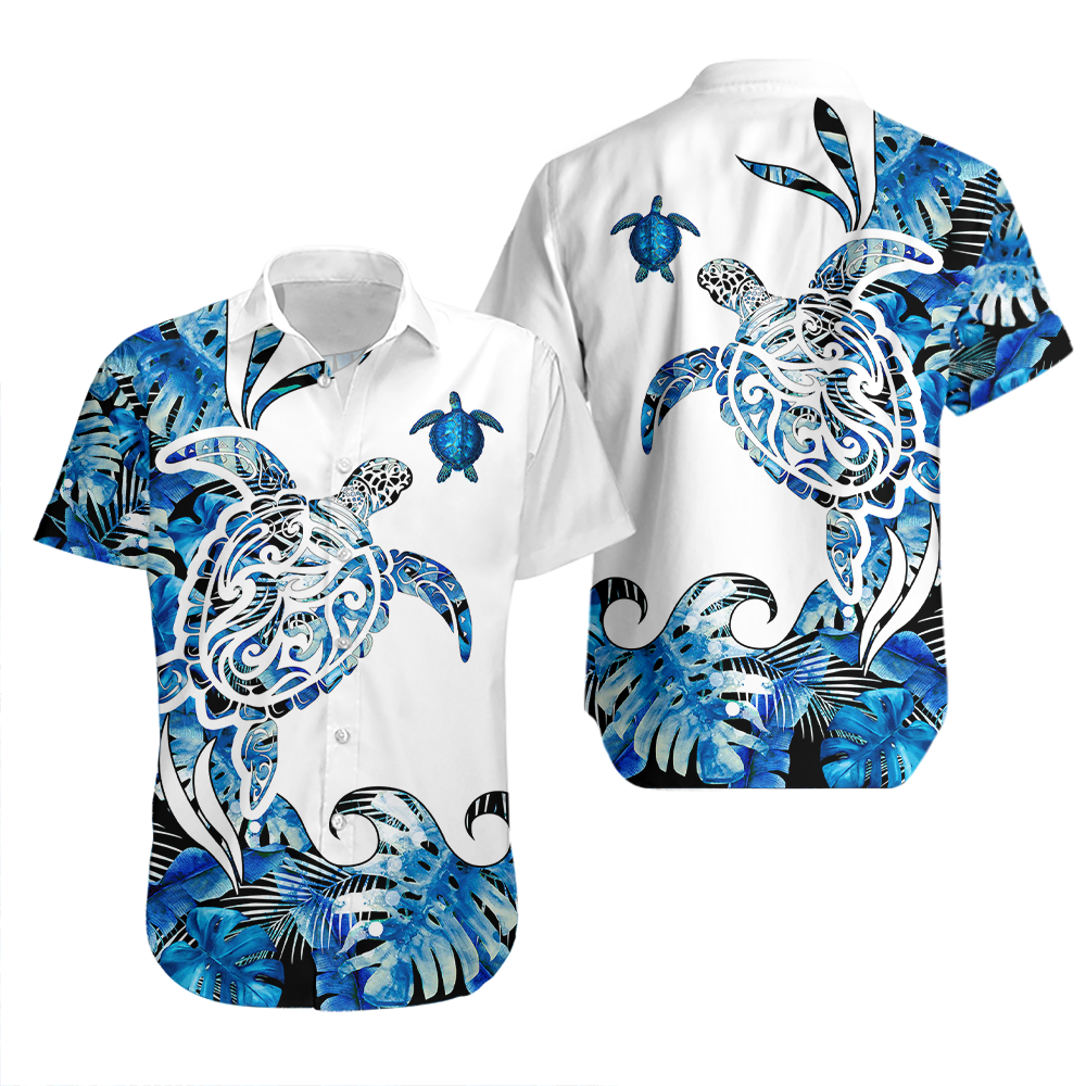 Hawaii Turtle Tropical Aloha Hawaiian Shirts For Men & For Women | Wt5135