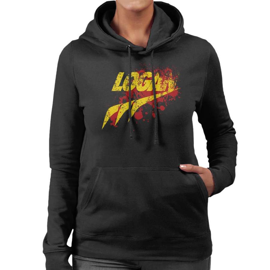 X Men Logan Blood Splatter Women’s Hooded Sweatshirt