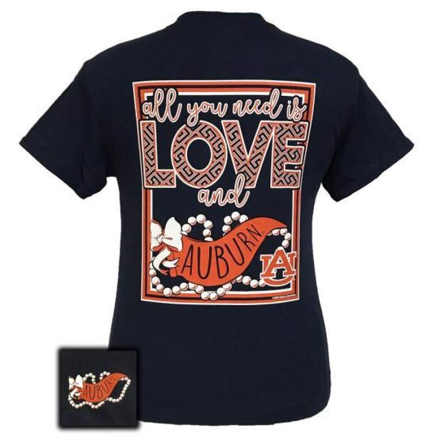 Auburn Tigers All You Need Is Love T-Shirt