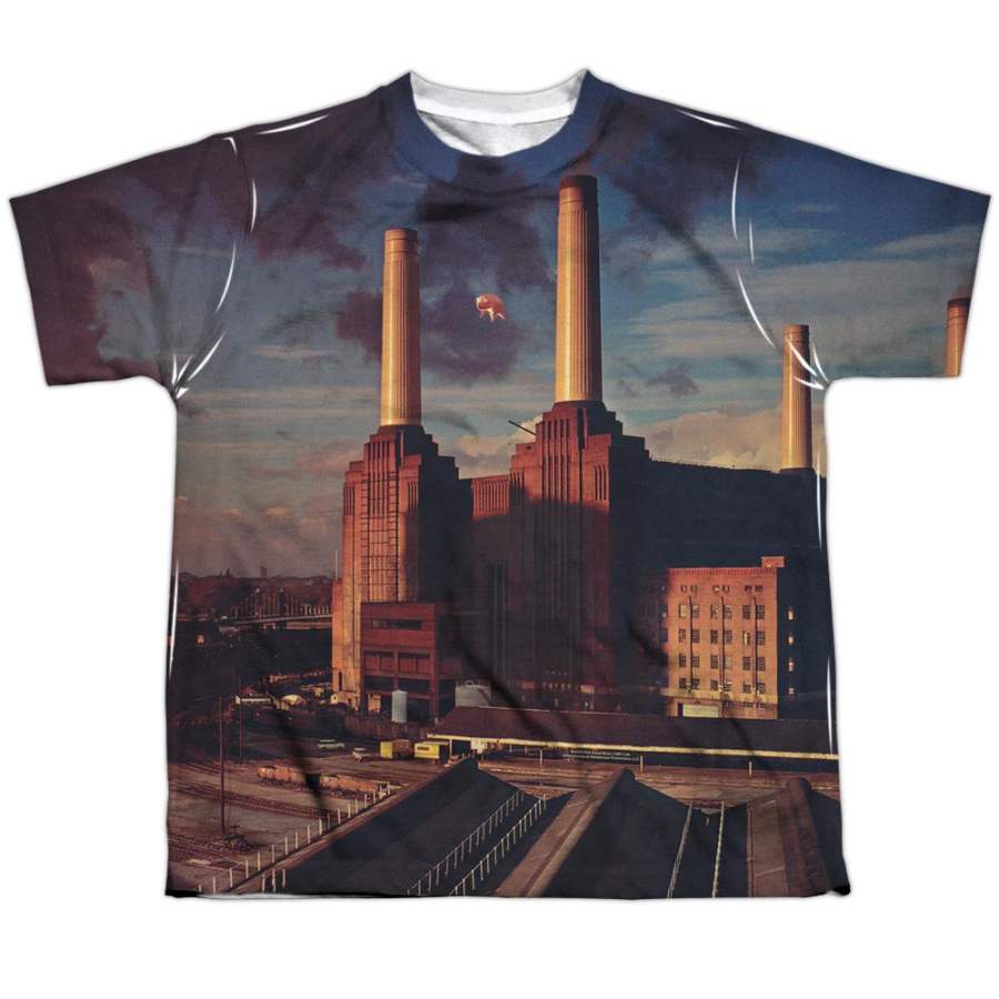 Pink Floyd Special Order Animals Youth Regular Fit 100% Polyester Short-Sleeve T-Shirt