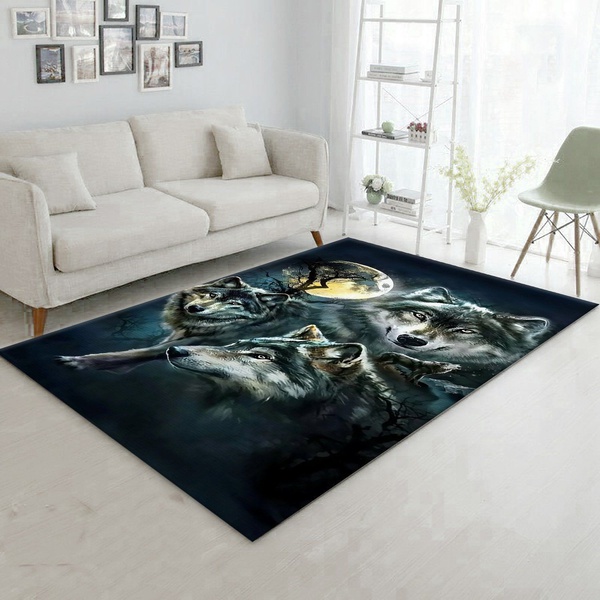 Three Wolf Moon Rug Modern Rugs