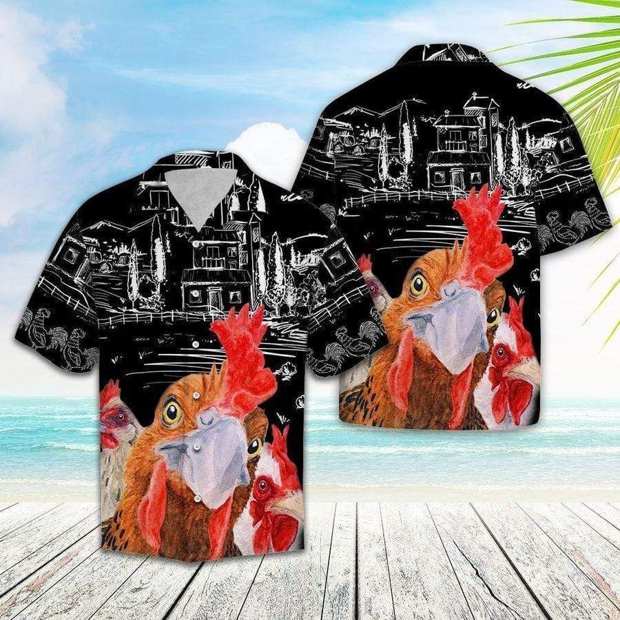 Find Hawaii Aloha Shirts Love Rooster Ha30345