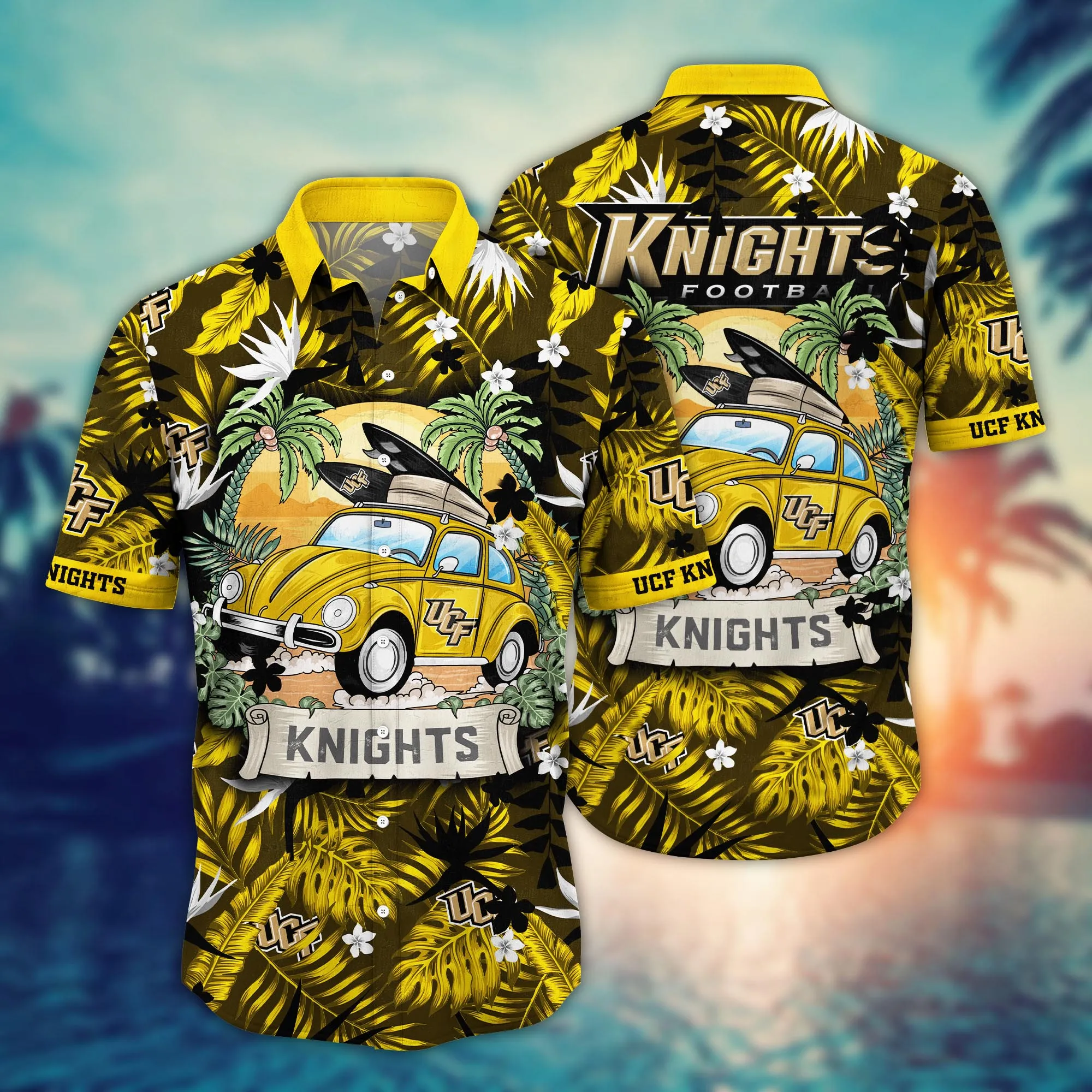 Ucf Knights NCCA Hawaiian Shirt Sprinklerstime Aloha Shirt